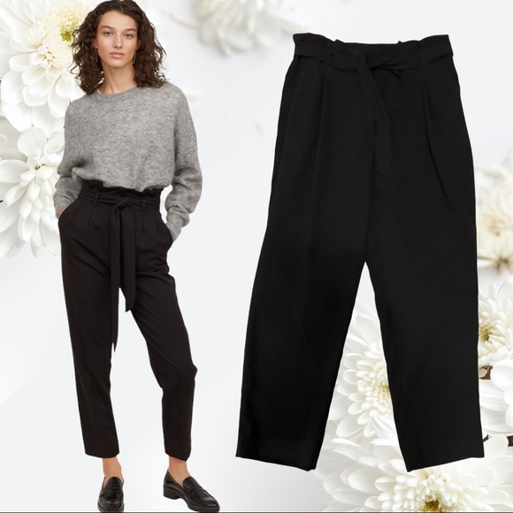 H&M Pants - 🍊2/40$$$ Black H&M Paperbag Pants